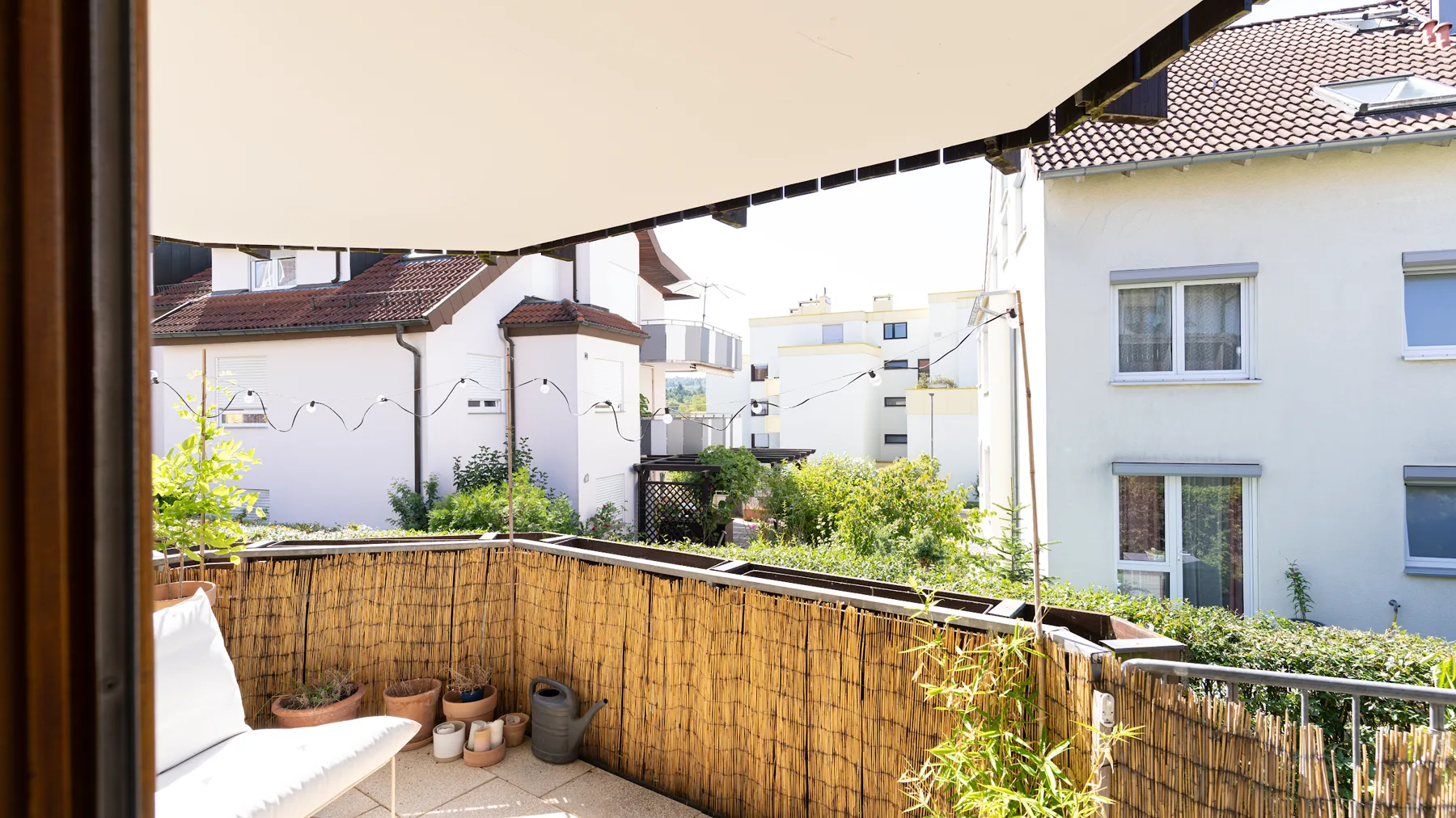 Balkon der Eigentumswohnung in der Luzernestraße 10